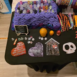 Crystal decor and crochet